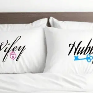 Hubby Wifey Pillowcases/Couples Pillowcases