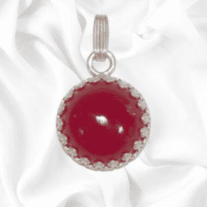 Red Chalcedony Pendant