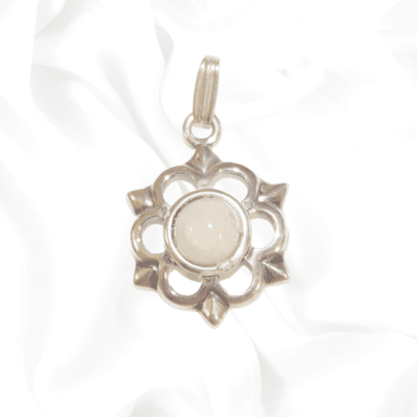 Sterling Silver Flower Pendant