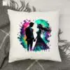 Bride And Groom Accent Pillow Cover