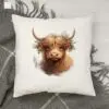 Adorable Highland Cow Accent Pillow Covers