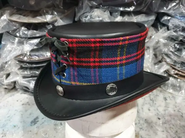 Voodoo Hatter Vested Leather Top Hat