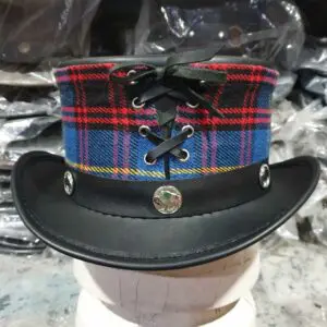 Voodoo Hatter Vested Leather Top Hat