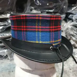 Voodoo Hatter Vested Leather Top Hat