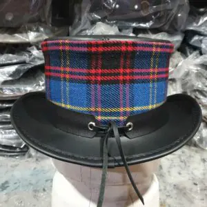 Voodoo Hatter Vested Leather Top Hat