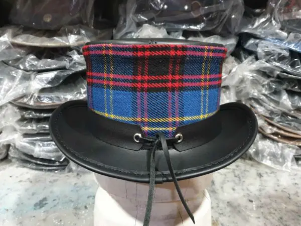 Voodoo Hatter Vested Leather Top Hat