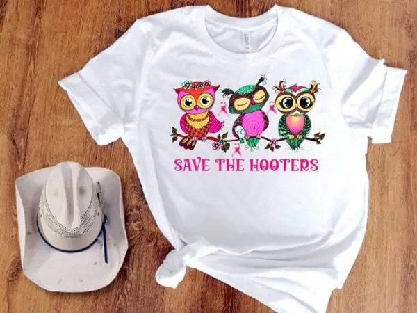 Save The Hooters Tshirt For Breast