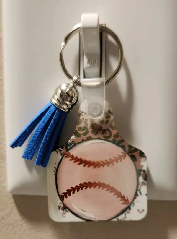 Baseball Keychain