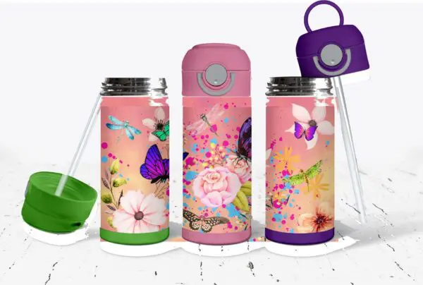 Butterflies And Dragonflies Big Kids Tumbler*