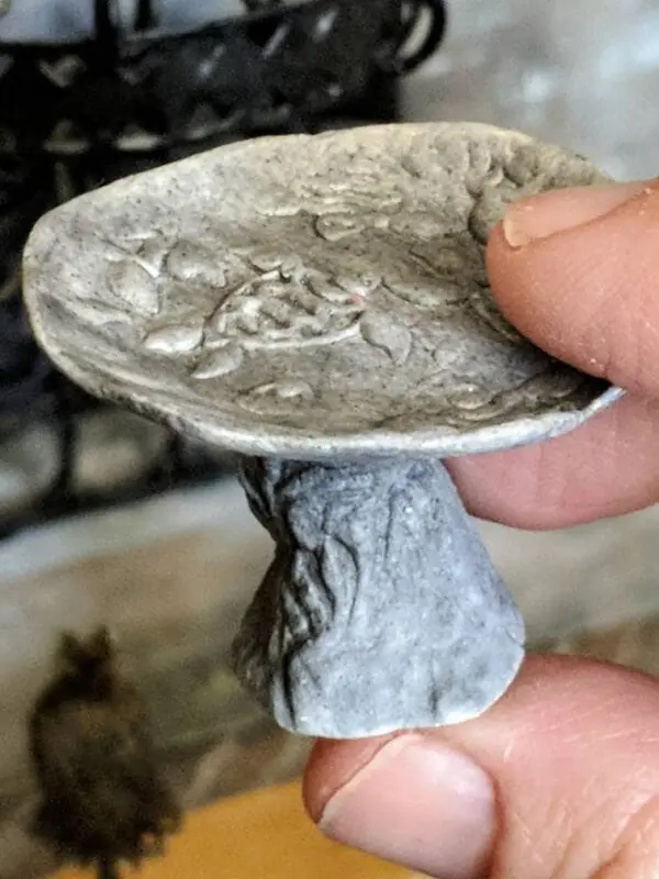 Mini Ceramic Glazed Bird Bath