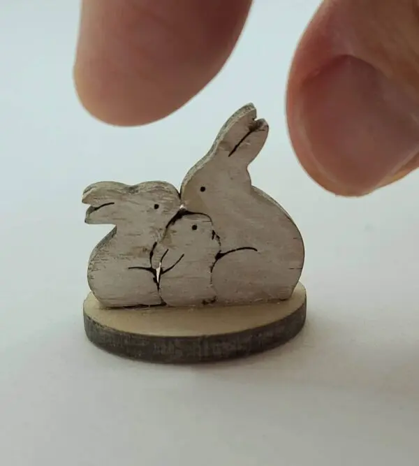 Miniature White Bunny