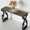 Beautiful Dollhouse Miniature Modern Industrial Side Table