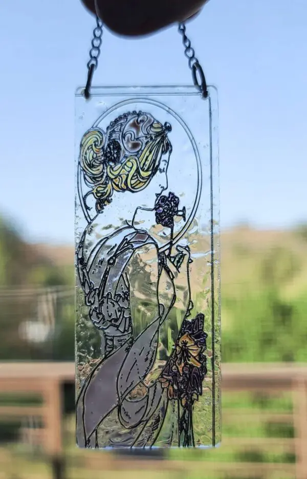 Art Deco Lady Suncatcher