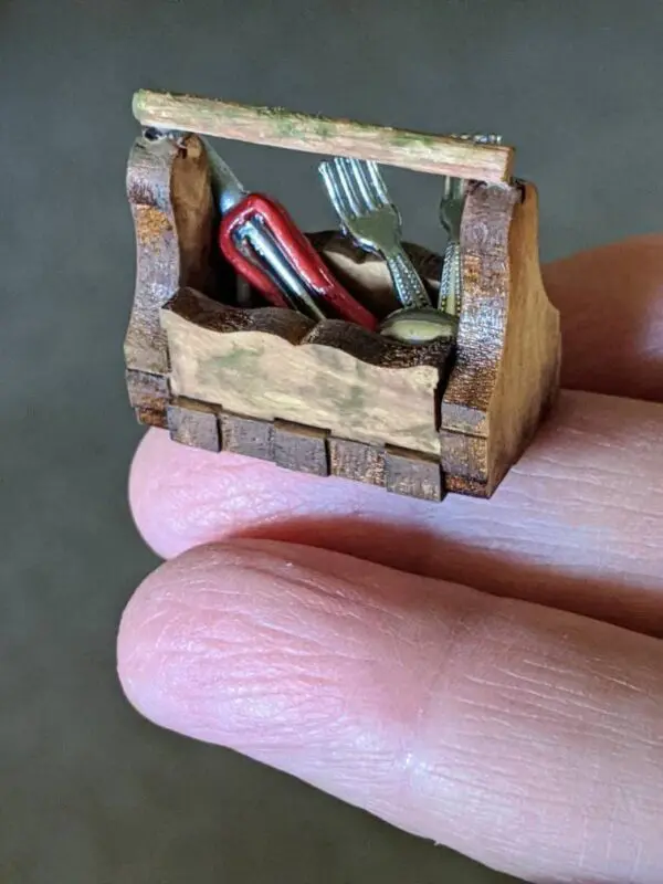 Miniature Wood Caddy