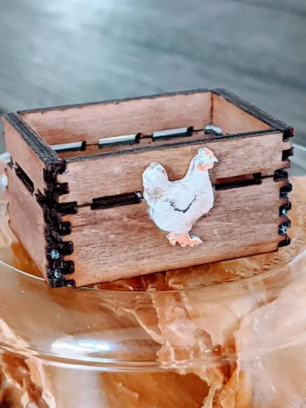 Miniature Chicken Box Crate