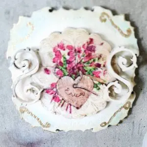 Beautiful Dollhouse Miniature French Inspired Wall Decor