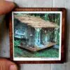 Exquisite Dollhouse Miniature Framed English Cottage Photo