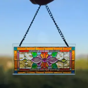 Charming Rectangular Dollhouse Miniature Sun Catcher