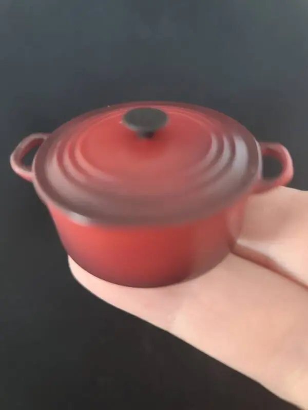 Miniature Faux Enamel Pot