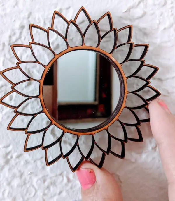 Sunflower Miniature Mirror