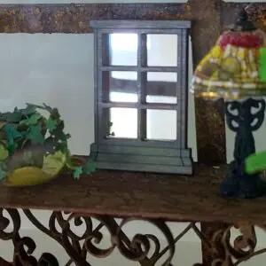 Rectangular Dollhouse Window Mirror 2