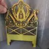 Beautiful Ornate Dollhouse Wooden Headboard