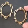 Dollhouse Wooden Ornate Oval Frames