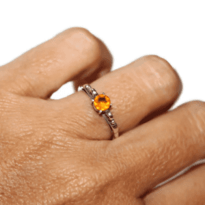 1/2 Carat Citrine Ring