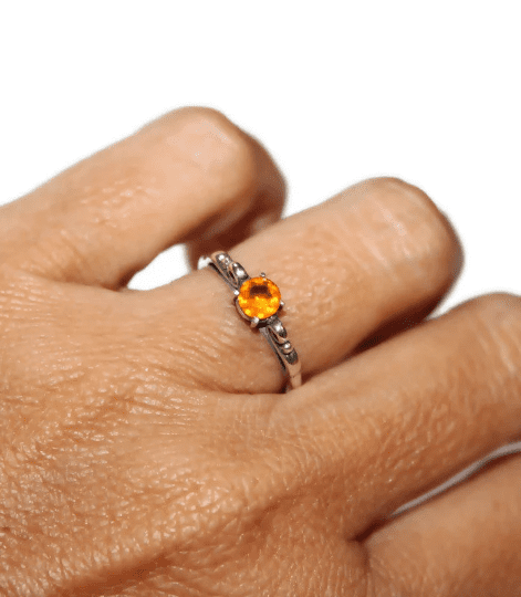 1/2 Carat Citrine Ring