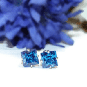 Swiss Blue Topaz Earrings