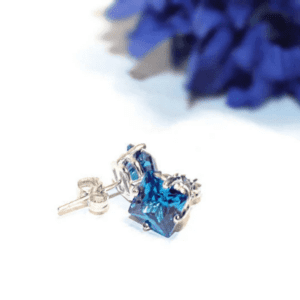 Swiss Blue Topaz Earrings