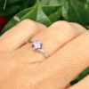 Lab Created Alexandrite Sterling Silver Ring