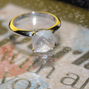 Carat Rose Quartz Gemstone Ring