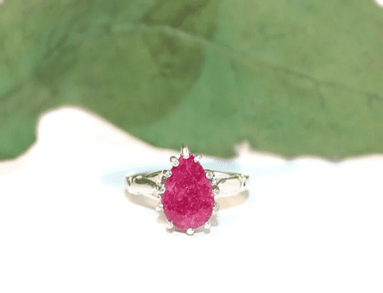 Vintage Style Ruby Ring