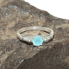 Stunning Natural Aqua Chalcedony Gemstone Ring