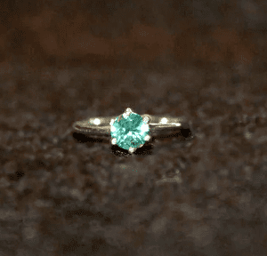 Green Amethyst Ring