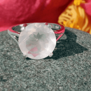 Stunning Rose Quartz Ring