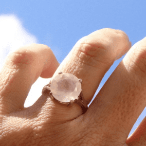 Stunning Rose Quartz Ring