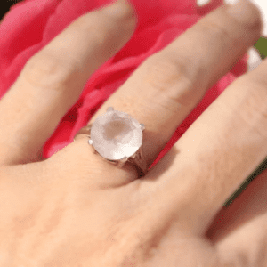 Stunning Rose Quartz Ring