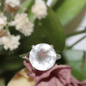 Stunning Rose Quartz Ring