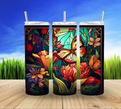 Fantasy Buterflies 20Oz Tumbler