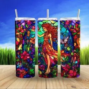 Fantasy Redheaded Fairy 20oz Tumbler