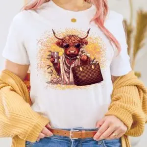 Highland Cow Humor Tee