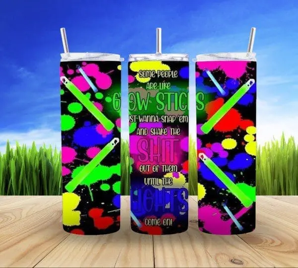 Glow Stix Neon 20Oz Tumbler