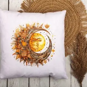 Boho Moon Accent Pillow Covers