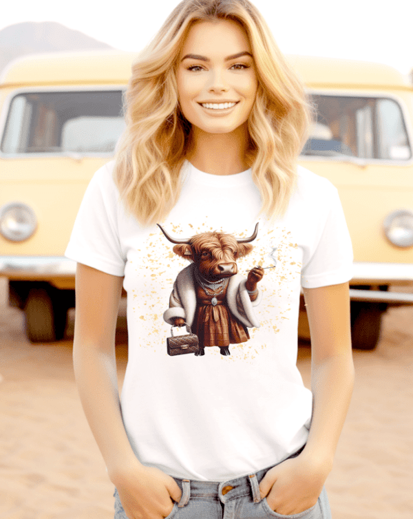 Highland Cow Diva T-Shirt