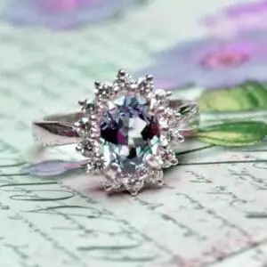 Lab Created Alexandrite And Cz