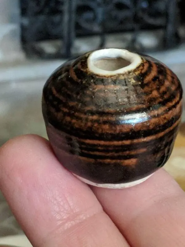 Miniature Ceramic Glazed Pot