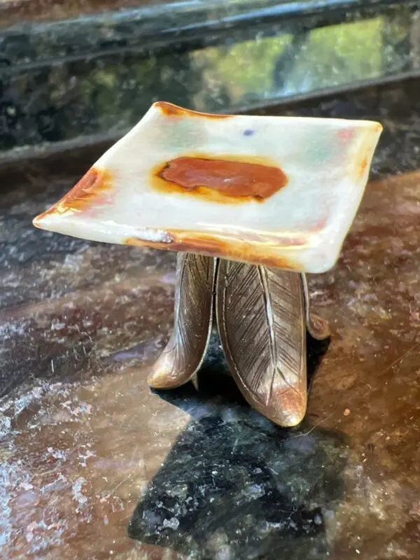 Mini Ceramic Glazed Tower Platter