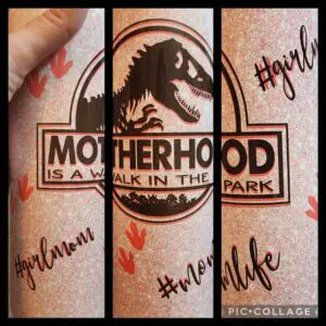 Motherhood is a Walk in the Park Tumbler